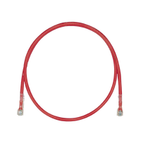 Cable de Parcheo TX6, UTP Cat6, 24 AWG, LSZH, Color Rojo, 8 metros