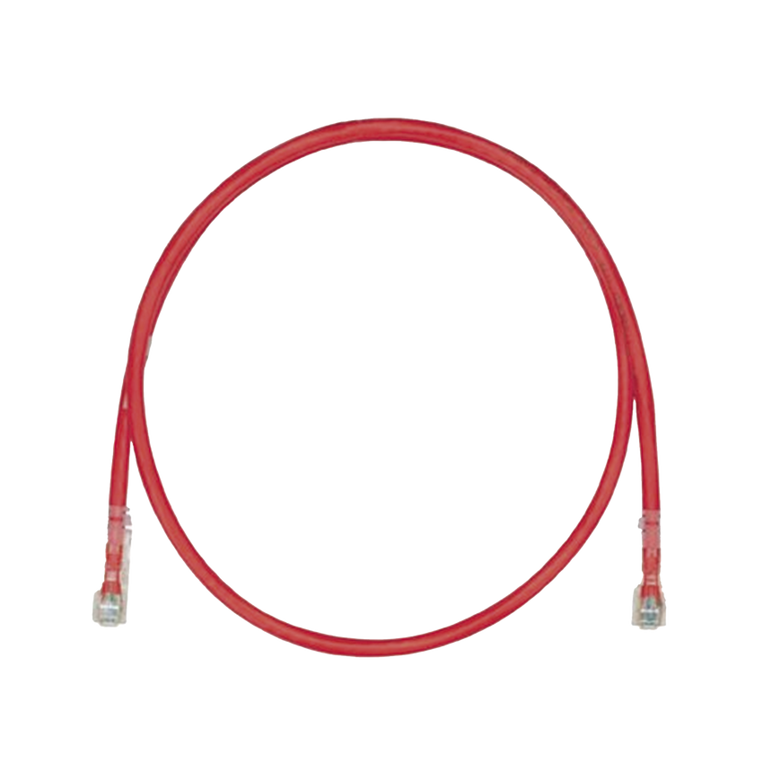 Cable de Parcheo TX6, UTP Cat6, 24 AWG, LSZH, Color Rojo, 8 metros