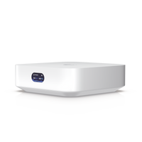 Router UniFi Ultra Express UX con WiFi 6, 1 puerto WAN GbE / 1 puerto GbE LAN. Administra hasta 4 dispositivos UniFi en modo  Gateway, o funciona como AP, hasta 50 clientes