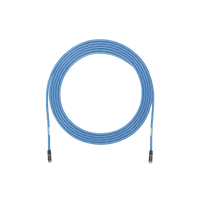 Cable de Zona U/UTP Cat6A, Con Plug Modular en Cada Extremo, Conductor 23 AWG Sólido, CMP (Plenum), 100 ft, Color Azul