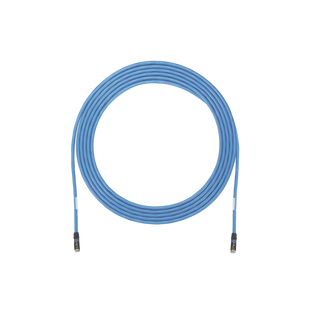 Cable de Zona U/UTP Cat6A, Con Plug Modular en Cada Extremo, Conductor 23 AWG Sólido, CMP (Plenum), 100 ft, Color Azul