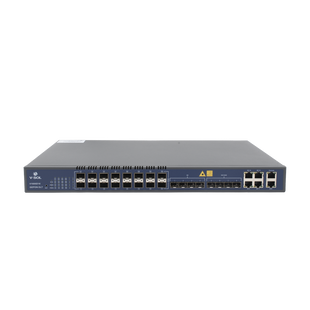 OLT de 16 puertos EPON con 12 puertos Uplink (4 puertos Gigabit Ethernet + 4 puertos SFP + 4 puertos SFP+) , hasta 1,024 ONUS