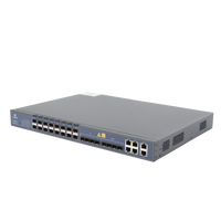 OLT de 16 puertos EPON con 12 puertos Uplink (4 puertos Gigabit Ethernet + 4 puertos SFP + 4 puertos SFP+) , hasta 1,024 ONUS