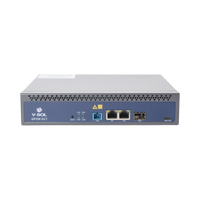 OLT de 1 puerto GPON SC/UPC + 3 puertos Uplink (2 puertos Gigabit Ethernet + 1 puerto SFP/SFP+), Fuente de alimentación redundante AC/DC , hasta 128 ONUS