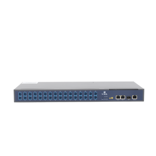 OLT de 1 GPON puerto con Splitter de 1 a 32 SC/UPC Incluido  + 3 puertos Uplink (2 puertos Gigabit Ethernet + 1 puerto SFP/SFP+) , hasta 128 ONUS