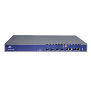 OLT de 2 puertos GPON + 4 puertos Uplink (2 puertos Gigabit Ethernet + 2 puerto SFP/SFP+) , hasta 256 ONUS