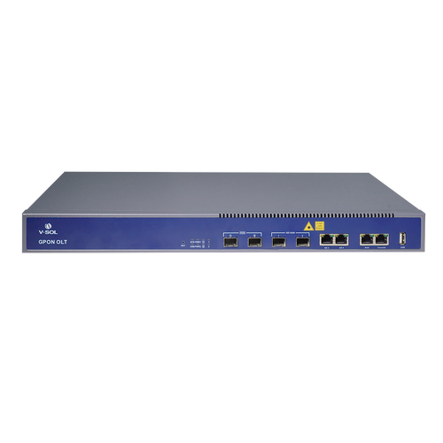 OLT de 2 puertos GPON + 4 puertos Uplink (2 puertos Gigabit Ethernet + 2 puerto SFP/SFP+) , hasta 256 ONUS