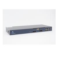 OLT de 2 puertos EPON con 6 puertos Uplink (4 puertos Gigabit Ethernet + 2 puertos Gigabit Ethernet SFP/SFP+) / hasta 128 ONUS