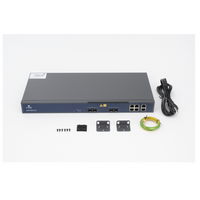 OLT de 2 puertos EPON con 6 puertos Uplink (4 puertos Gigabit Ethernet + 2 puertos Gigabit Ethernet SFP/SFP+) / hasta 128 ONUS