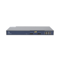 OLT de 2 puertos EPON con 6 puertos Uplink (4 puertos Gigabit Ethernet + 2 puertos Gigabit Ethernet SFP/SFP+) / hasta 128 ONUS