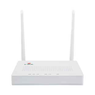ONU Dual G/EPON con Wi-Fi en 2.4 GHz + 4 puertos LAN Gigabit, hasta 300 Mbps vía inalámbrico