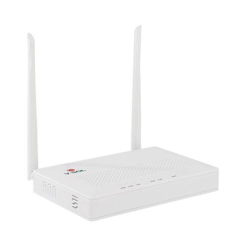 ONU Dual G/EPON con Wi-Fi en 2.4 GHz + 4 puertos LAN Gigabit, hasta 300 Mbps vía inalámbrico