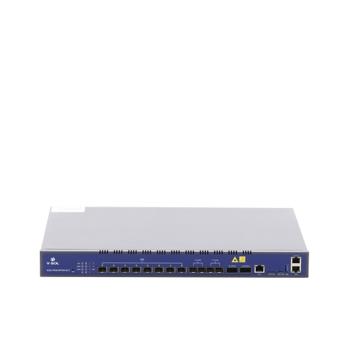 OLT Combo de 8 Puertos XGSPON/GPON / 7 Puertos Uplink (1 Puerto RJ45 + 4 Puertos SFP28 + 2 Puertos QSFP28) /  Hasta 2,048 ONUs
