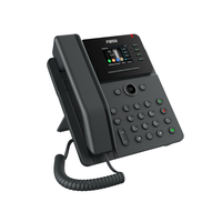 Teléfono IP Wi-Fi Empresarial,Bluetooth, 4 líneas SIP, pantalla a color 2.4", PoE, puertos Gigabit, conferencia local de 6 vías.