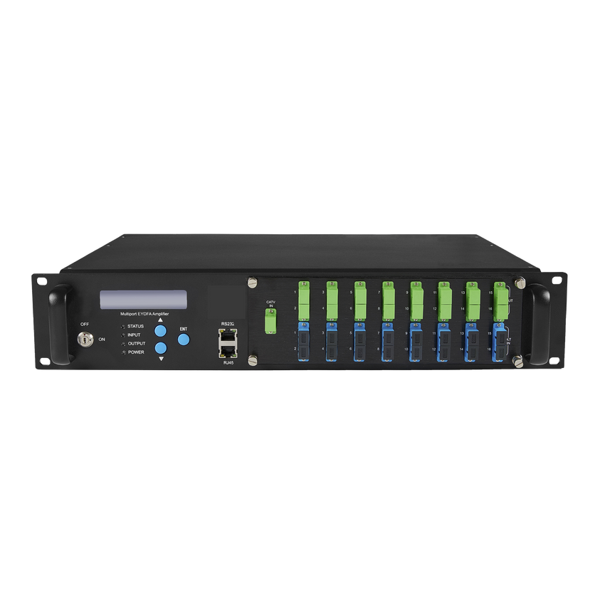 Amplificador Óptico EYDFA de 16 puertos de 1550nm