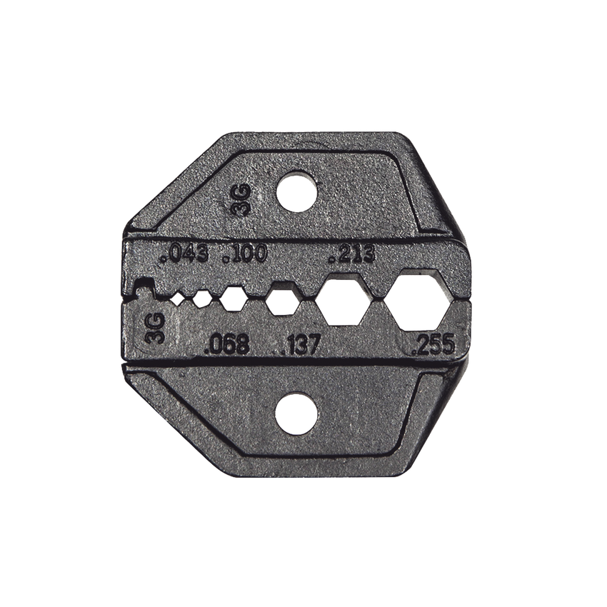 Matriz Ponchadora para RG58, RG59, RG62 y  RG174. Compatible con Pinza Ponchadora VDV200-010