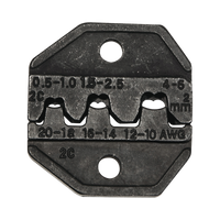 Matriz Ponchadora, Terminales  sin Aislamiento o de Cilindro Abierto, 10-20 AWG. Compatible con Pinza Ponchadora VDV200-010