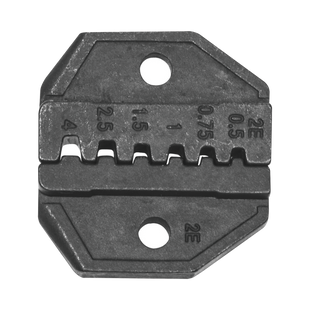 Matriz Ponchadora, Férulas (Ferrule)  Aisladas, sin Aislamiento o de Terminal de Clavija. Compatible con Pinza Ponchadora VDV200-010.