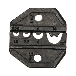 Matriz Ponchadora para Terminales sin Aislamiento, 8-18 AWG. Compatible con Pinza Ponchadora VDV200-010.