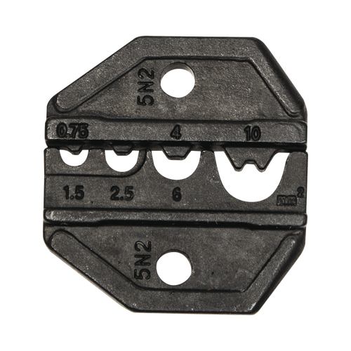 Matriz Ponchadora para Terminales sin Aislamiento, 8-18 AWG. Compatible con Pinza Ponchadora VDV200-010.