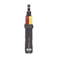 Herramienta Ponchadora de Impacto con Cuchilla para Paneles y Bloques de 66/110. Termina y Corta Cables CAT3, CAT5e y CAT6/6A en 1 paso