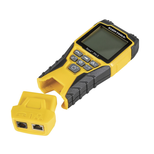Kit Scout™ Pro 3 Probador de Cables de Voz (RJ11/12), de Datos (RJ45) y de Video (Coaxial con conector F),