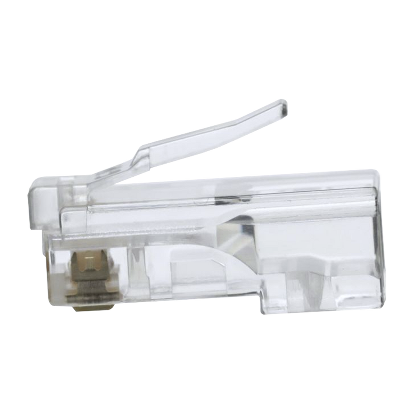 Conectores modulares de datos RJ45/CAT5e, paquete de 100 unidades.
