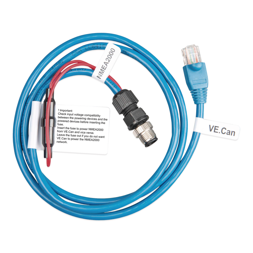 Cable Micro- C VE.Can a NMEA 2000 para Comunicación entre Equipos Victron y Rede NMEA 2000