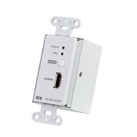 Transmisor HDMI | 4K a 40 metros | HDBaseT-Lite con placa de pared estadounidense/PoH