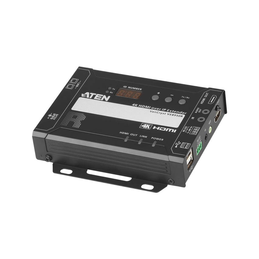 Receptor HDMI | IP | 4K @ 30Hz | 4:4:4 | EDID Expert™ | Protocolo CLI Telnet o RS-232 | Conexión Punto a Punto o Multipunto a Multipunto