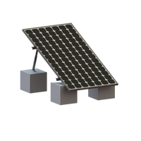 Montaje para Panel Solar, Riel "8" de 1400mm para Módulos con Espesor de 35mm, Velocidad de Viento Máx. 136km/h (20° a 45°)