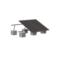 Montaje para 3 Panel Solar, Riel "8" de 4050mm para Módulos con Espesor de 35mm, Velocidad de Viento Máx. 136km/h (20° a 45°)