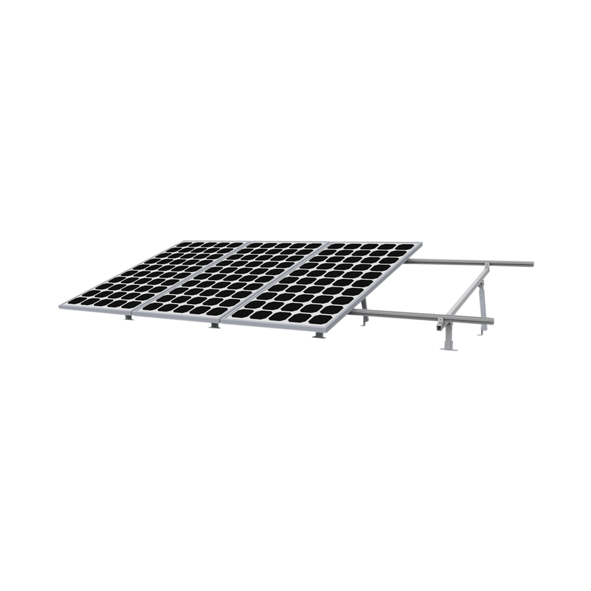Montaje para Panel Solar, Riel "5" de 5400mm para Módulos con Espesor de 35mm, Velocidad de Viento Máx. 190km/h