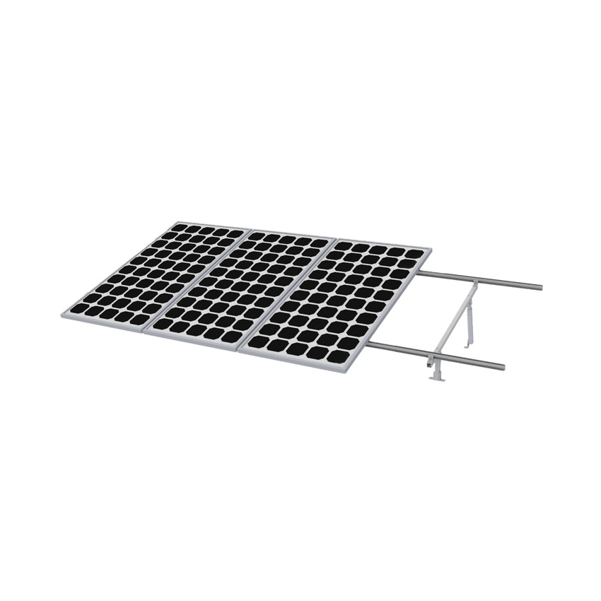 Montaje para Panel Solar, Riel "5" de 5400mm para Módulos con Espesor de 35mm, Velocidad de Viento Máx. 190km/h