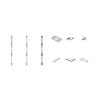 KIT 4x4 DE MONTAJE P/PANELES LED USO EN INTERIOR COMPATIBLE CON LINEAS IER/IFR