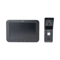 Kit de Videoportero Analógico con Pantalla LCD a Color de 7" / Frente de Calle para Exterior IP65 / Salida de Relevador