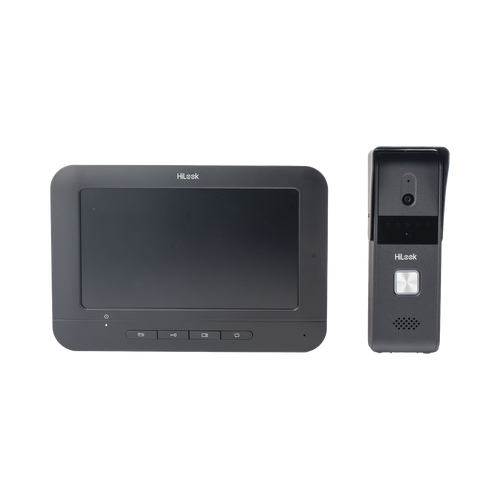 Kit de Videoportero Analógico con Pantalla LCD a Color de 7" / Frente de Calle para Exterior IP65 / Salida de Relevador