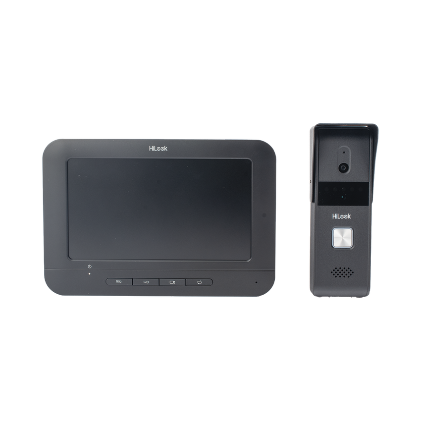 Kit de Videoportero Analógico con Pantalla LCD a Color de 7" / Frente de Calle para Exterior IP65 / Salida de Relevador