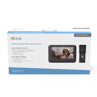 Kit de Videoportero Analógico con Pantalla LCD a Color de 7" / Frente de Calle para Exterior IP65 / Salida de Relevador