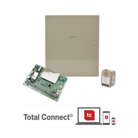 Panel de Alarma Hibrido, 8 Particiones, Hasta 250 Zonas Intrusión, Compatible con AlarmNet y Total Connect