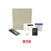 Kit de 10 Paneles de Alarma VISTA48 con Batería y Transformador