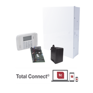 Sistema de alarma VISTA48/6162RF con Gabinete, Transformador y teclado Alfanumérico con receptor RF