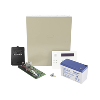 Kit de Panel de Alarma VISTA48LA con  Batería de 9Ah, Transformador y Gabinete