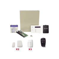 Kit inalámbrico de panel VISTA48 con teclado 6160RF receptor inalámbrico, 2 contactos 5800MINI, 3 PIR 5800PIR, 1 Control remoto 58344, Bateria y transformador
