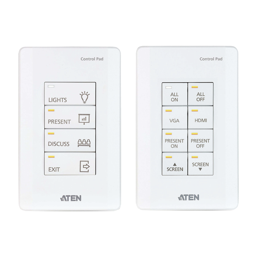 Sistema de control ATEN: panel de control de 8 botones