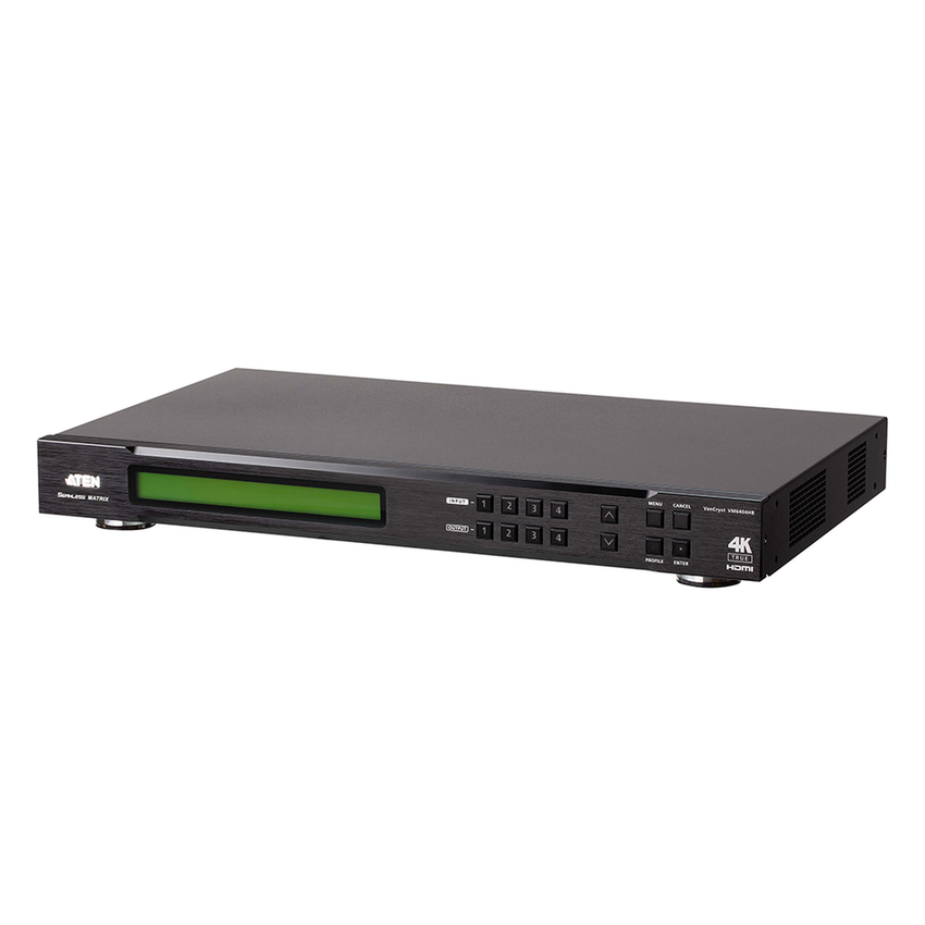 SWITCH DE MATRIZ HDIM | 4K | 4X4 | CON ESCALADOR | COMPATIBLE CON VIEOWALL