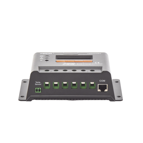 Controlador Solar de Carga y Descarga PWM 12/24V 20A con Display, Parámetros Configurables