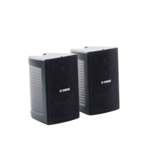 Altavoz de Montaje en Pared | 2 vias | Woofer 4" | Tweeter 1" | IPX3 | 8 ohms | 70/100V | Color Negro | Par