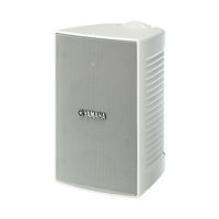 Altavoz de Montaje en Pared, 2 vias, Woofer 4 in, Tweeter 1 in, IPX3, 8 ohms, 70/100V, Color Blanco, Par