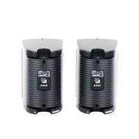 Altavoz de Montaje en Pared | 2 vias | Woofer 6.5" | Tweeter 1" | IPX3 | 8 ohms | 70/100V | Color Negro | Par